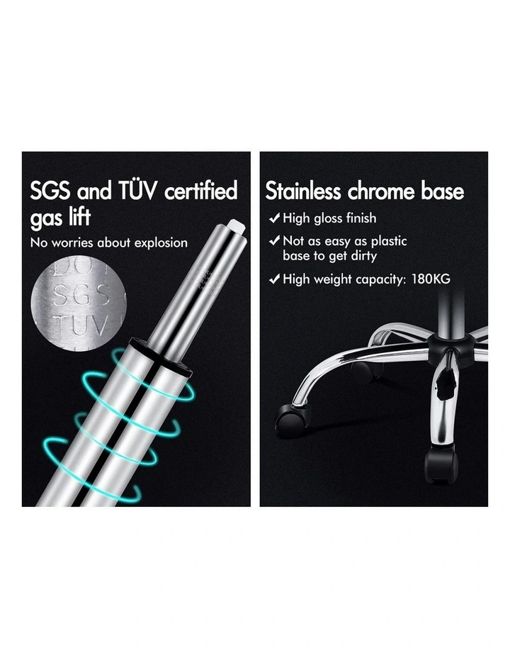 High Back Ergonomic Mesh Office Chair in Black image 7