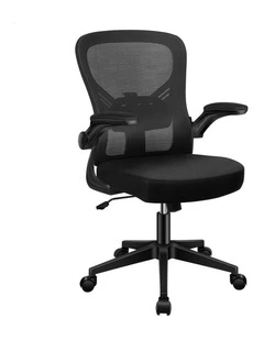 Mesh Mid Back Computer Office Chair in Black