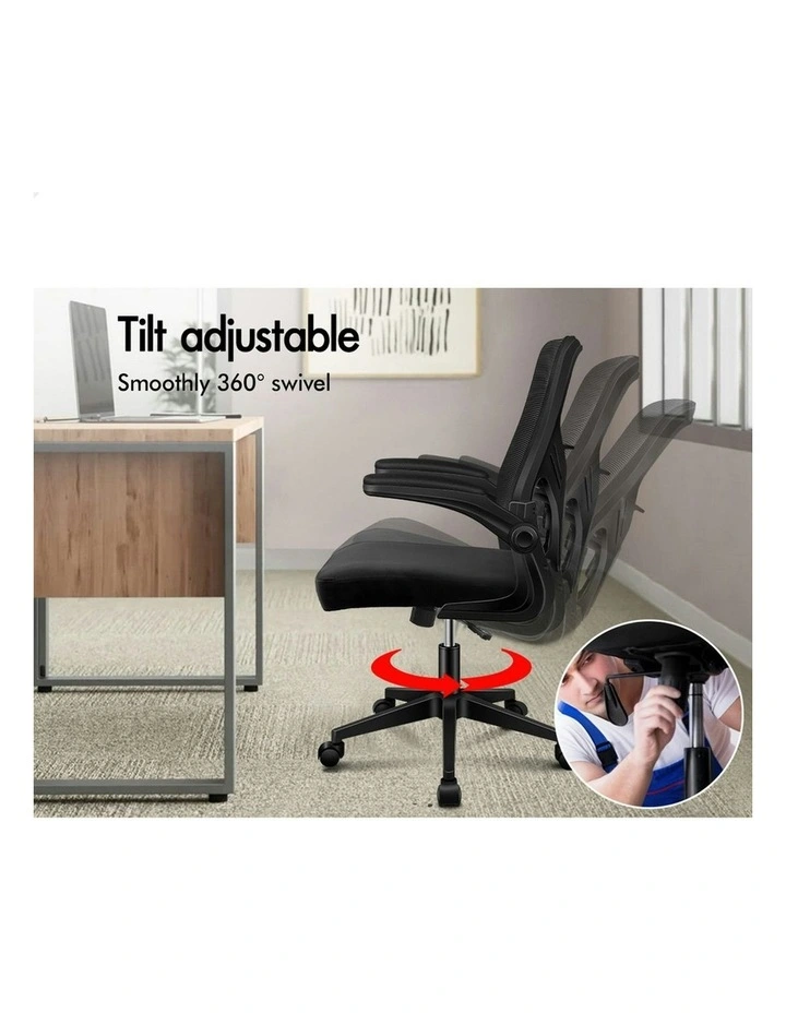 Mesh Mid Back Computer Office Chair in Black image 4