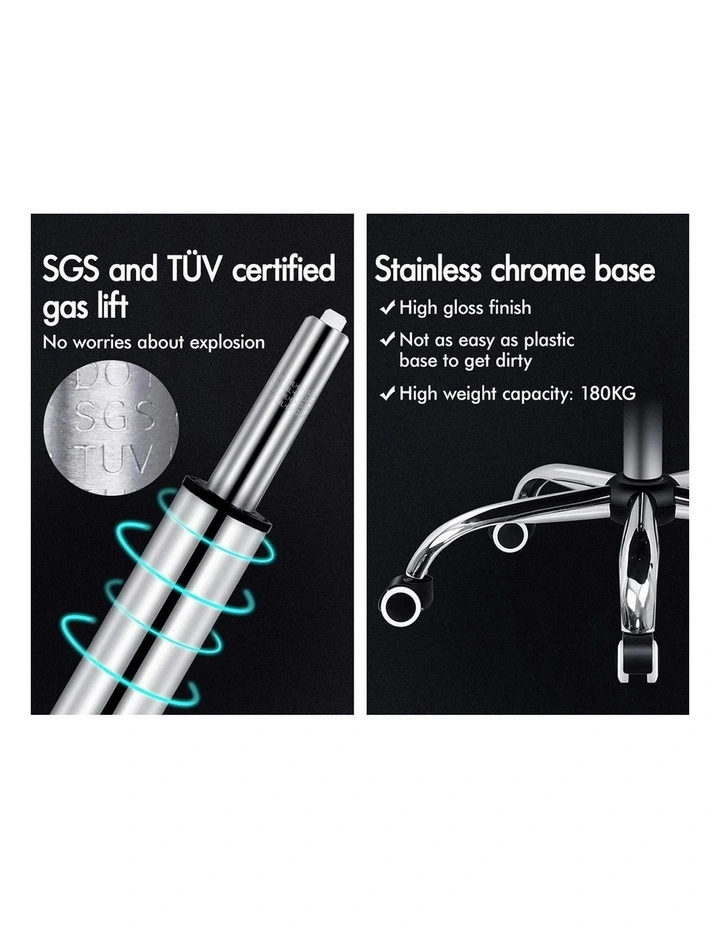 Ergonomic Executive Mesh Office Chair with Flip-up Arms in Black Grey image 7