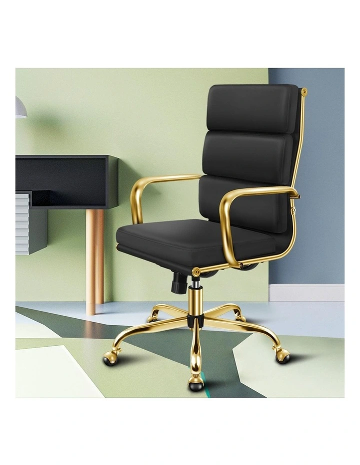 Ergonomic Padded High Back Executive Office Chair in Multi image 2