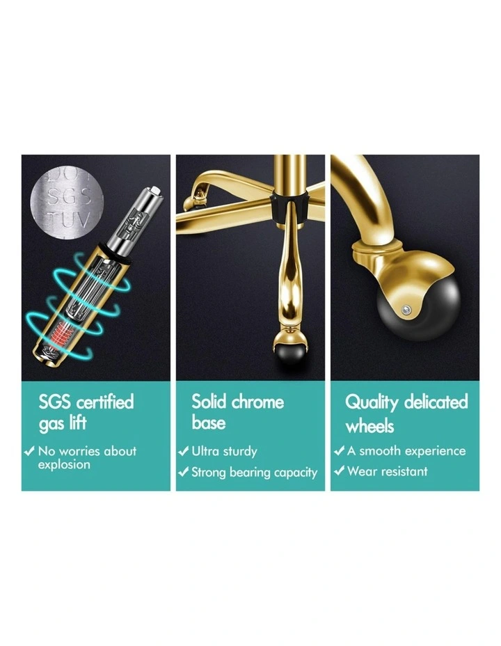 Ergonomic Padded Mid Back Executive Office Chair in Multi image 6