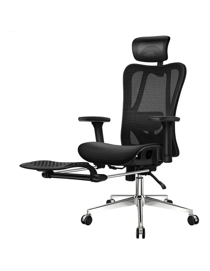 Ergonomic Executive Mesh Office Chair in Black image 1