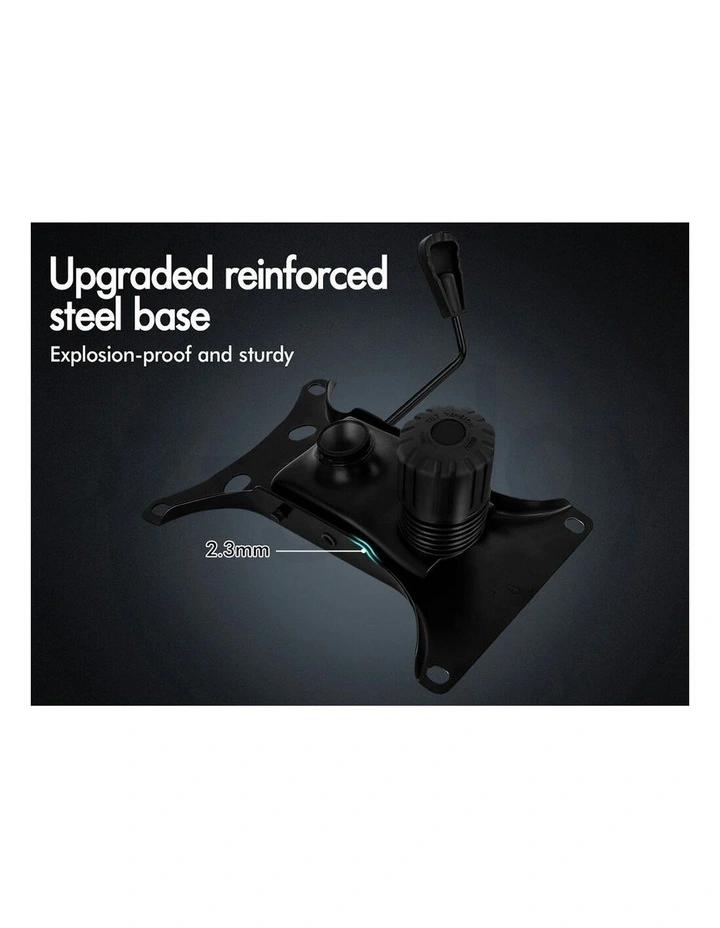 Executive Computer Gaming Racer Fabric Work Seat Office Chair in Black image 4