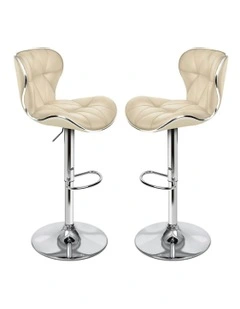 Bar Stools in Beige