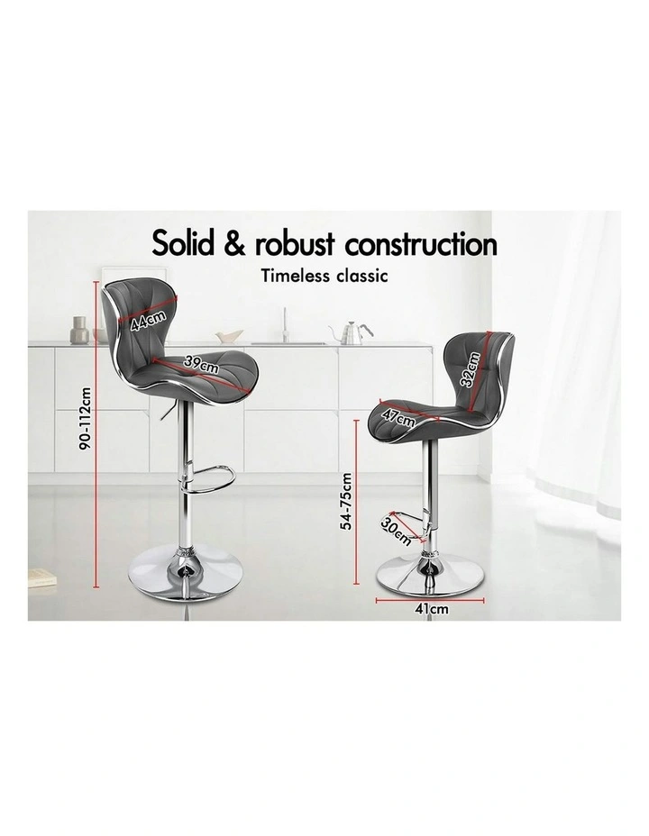 Bar Stools in Grey image 6