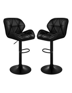 Rhombus Bar Stools in All Black