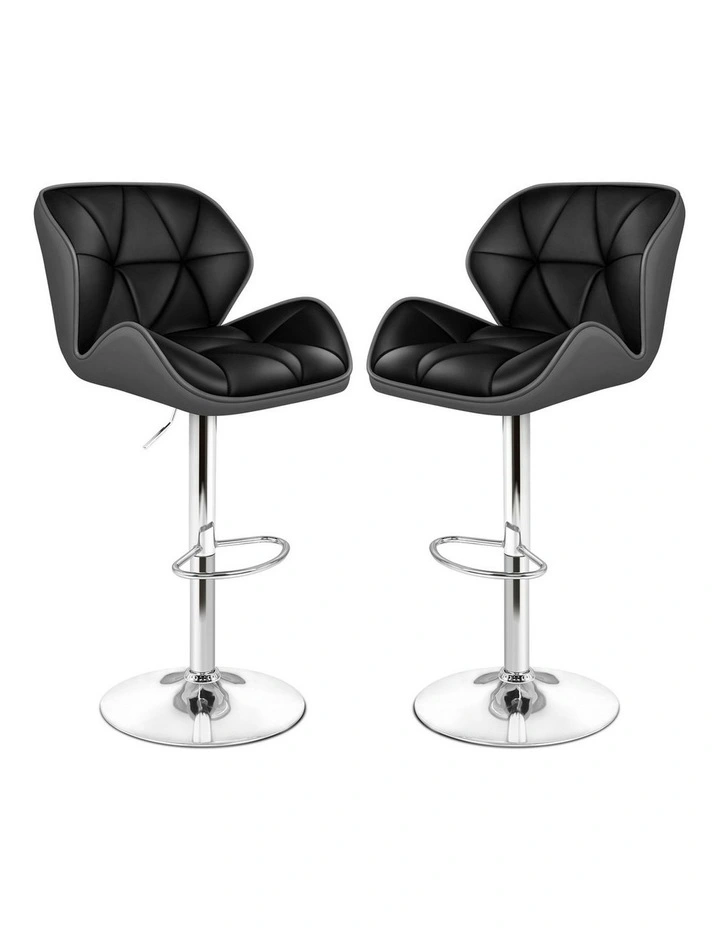 Bar Stools Rhombus Motif Stools in Multi image 1