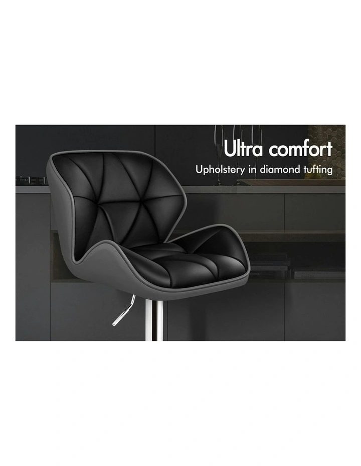 Bar Stools Rhombus Motif Stools in Multi image 5