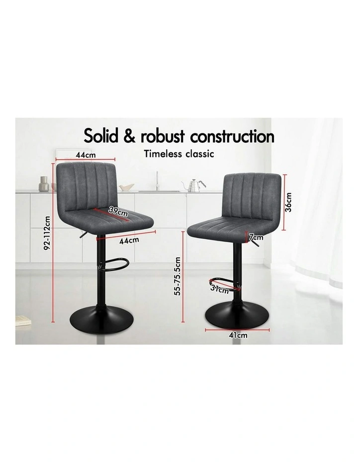 Bar Stools in Grey image 6