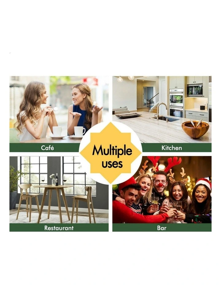 Leather Bar Stools in Grey image 3