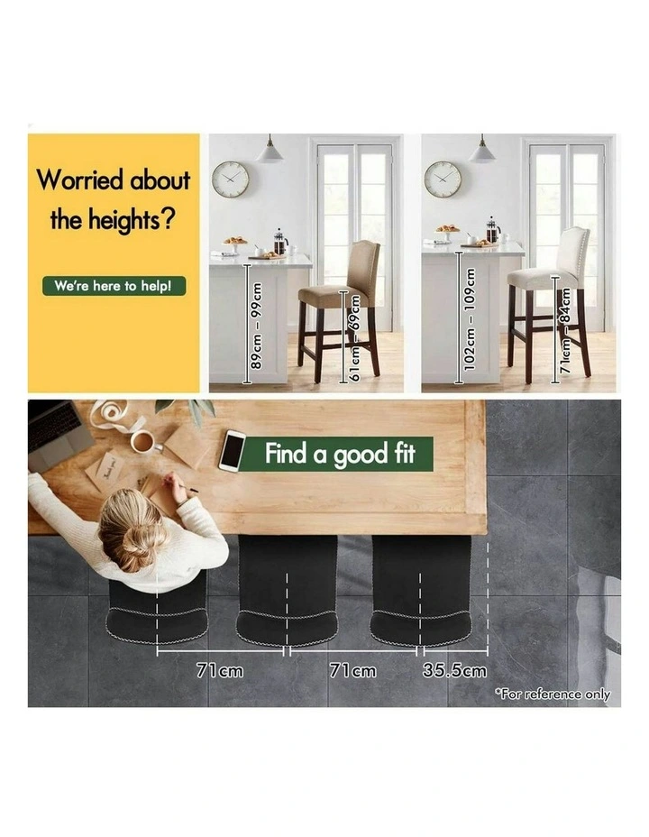 Bar Stools in Black image 2