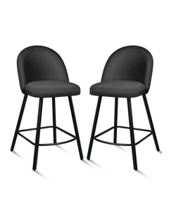 Bar Stools in Dark Grey
