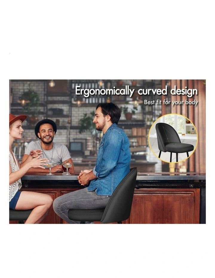 Bar Stools in Dark Grey image 5