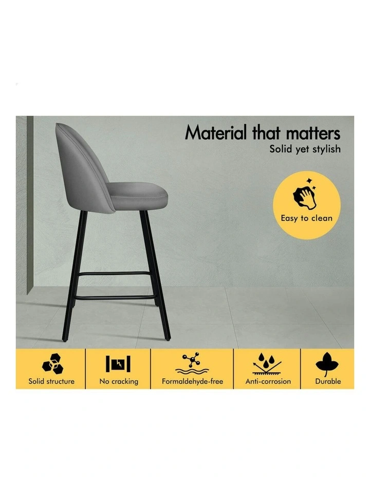 Bar Stools in Grey image 7