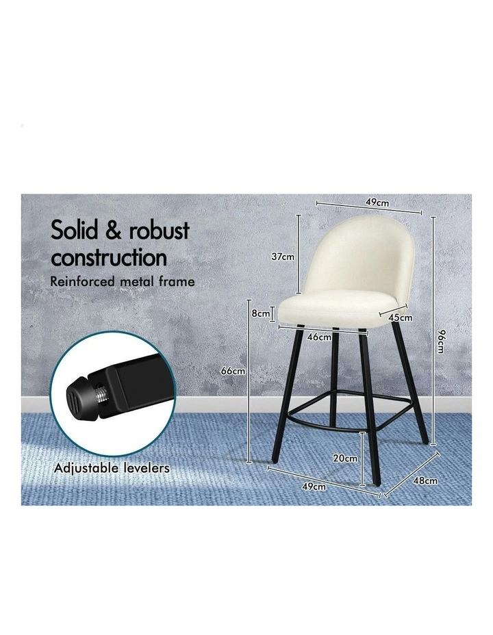 Bar Stools in White image 6