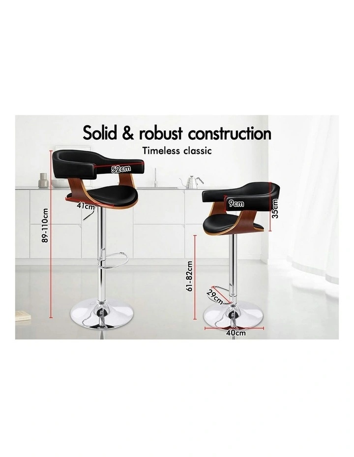 Bar Stool in Black image 5