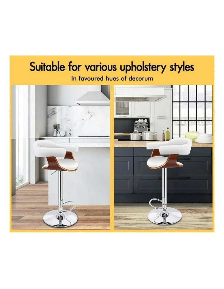 Bar Stool in White image 2