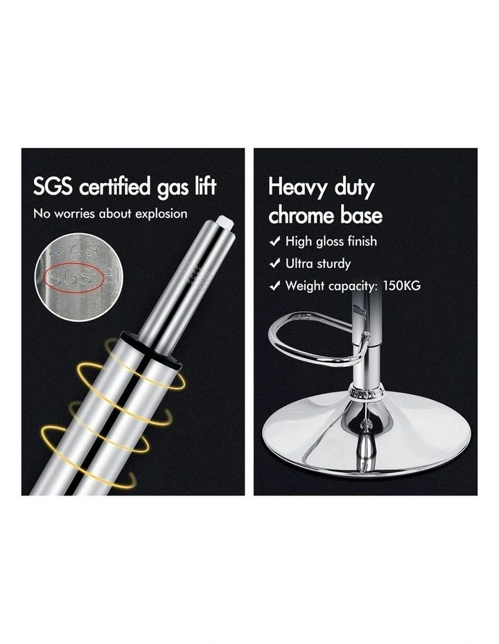 Bar Stool in White image 3