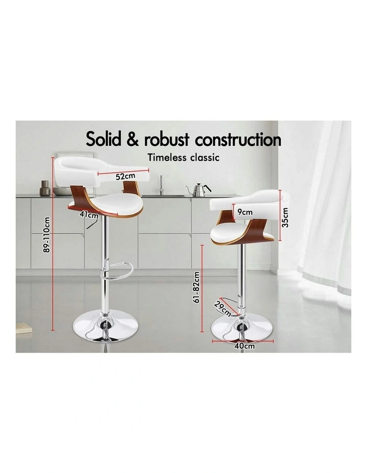 Bar Stool in White image 5