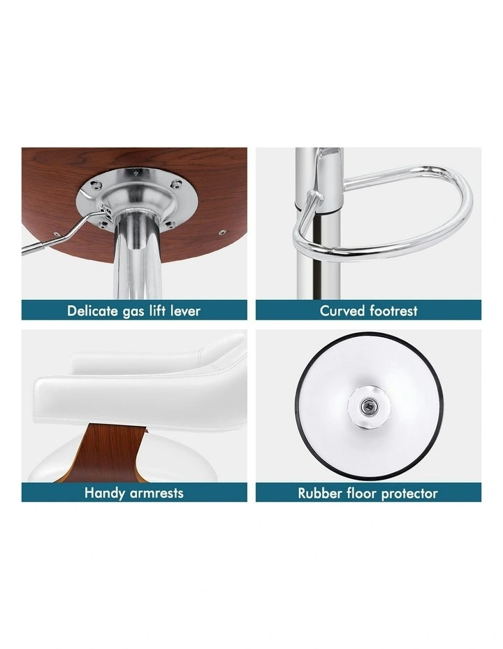 Bar Stool in White image 5