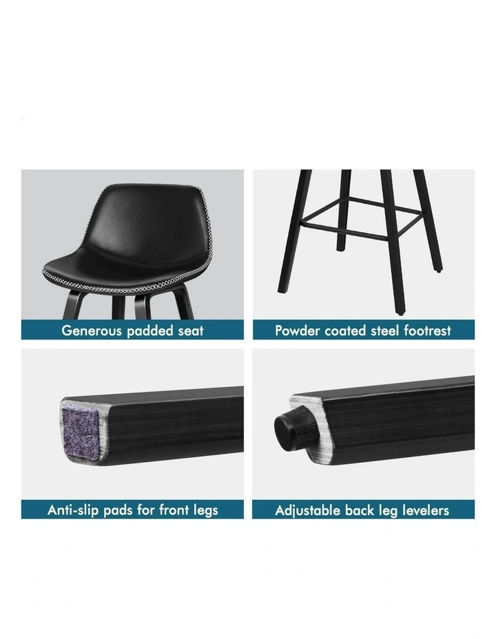 Bar Stools in All Black image 2