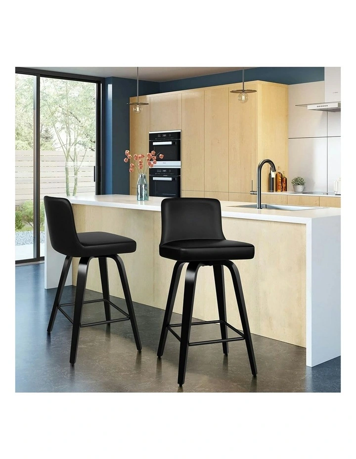 Bar Stools In Black image 2