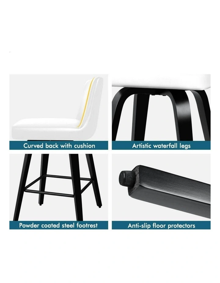 Bar Stools in White image 2