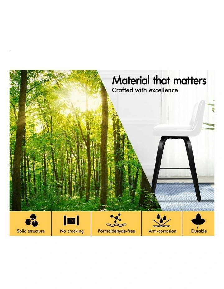 Bar Stools in White image 4