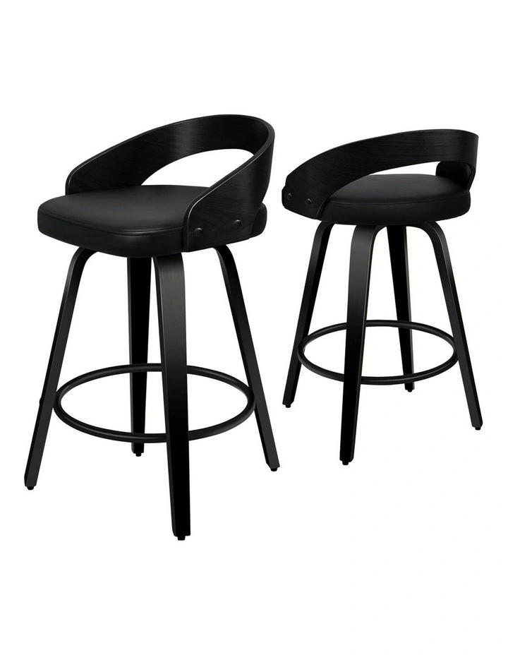 Bar Stools in All Black image 1