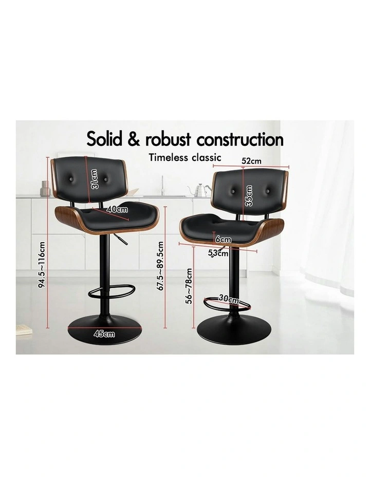 Bar Stool in Black image 5