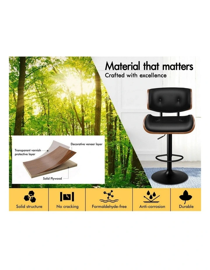 Bar Stool in Black image 7