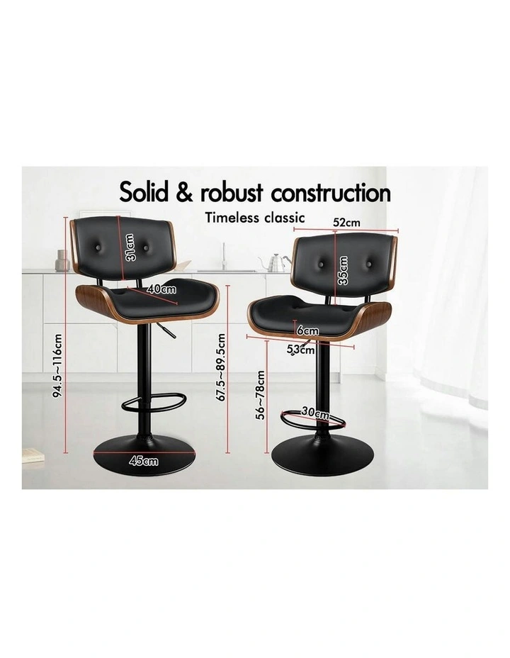 Bar Stool in Black image 6