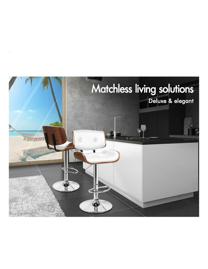 Bar Stool in White image 3