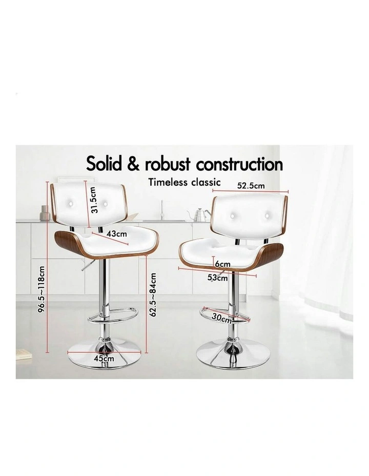 Bar Stool in White image 6