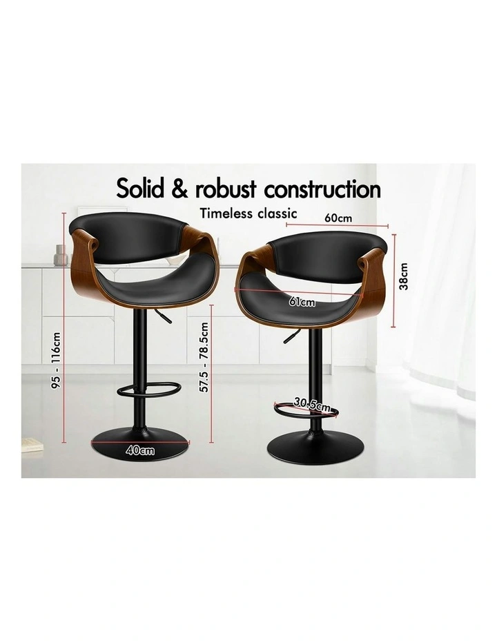 Bar Stool in Black image 6
