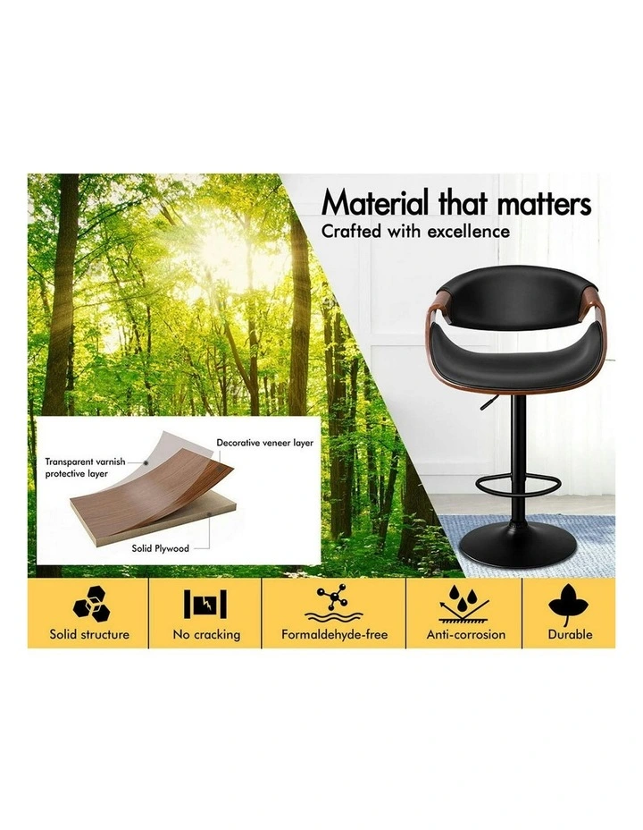 Bar Stool in Black image 4