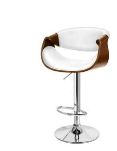 Bar Stool in White
