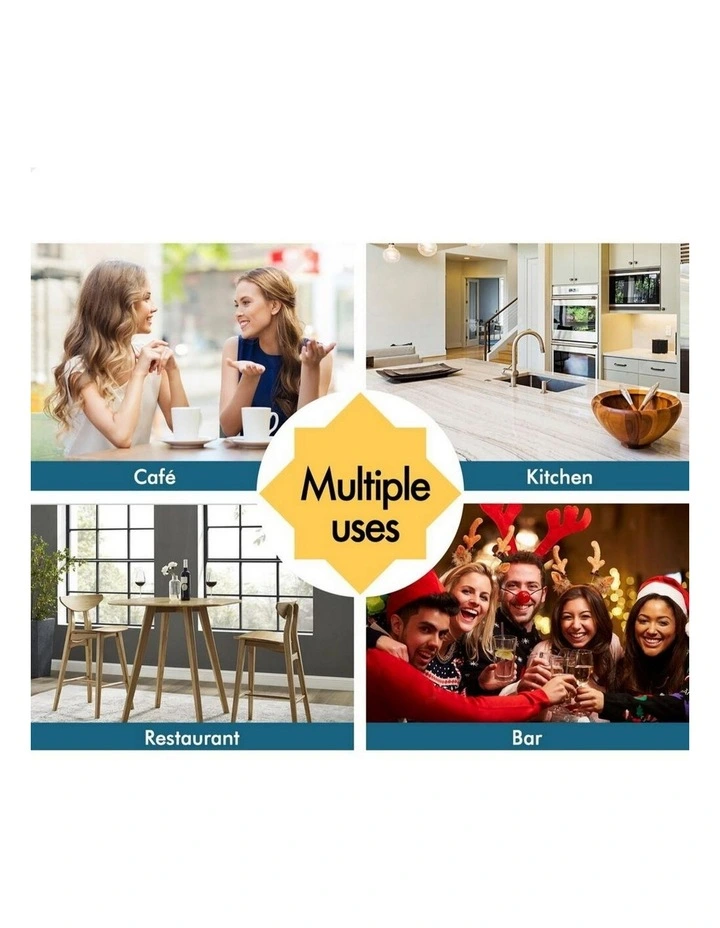 Wooden Linen Fabric Ramiro Kitchen Swivel Bar Stool Set Of 2 in Black image 7