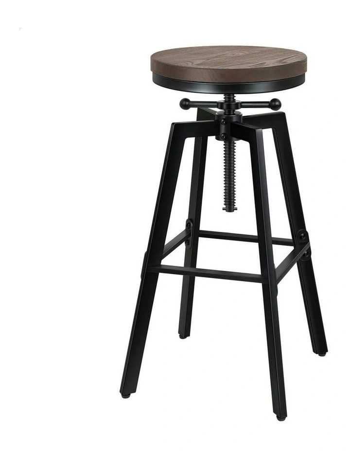 Retro Kitchen Vintage Bar Stool x1 in Black image 1