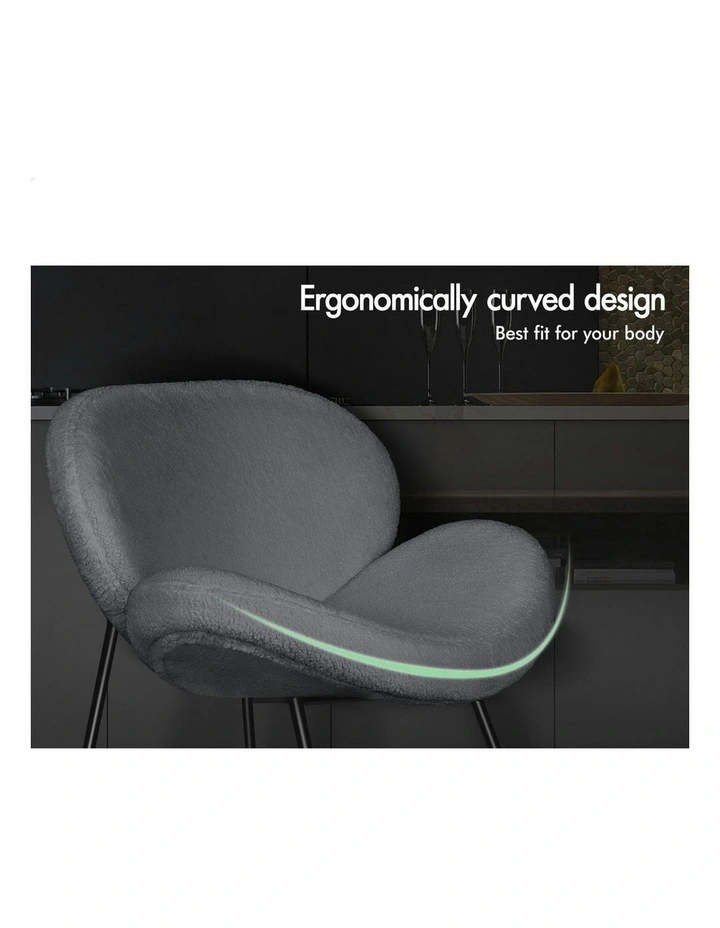 Sherpa Dining Chair in Grey image 5