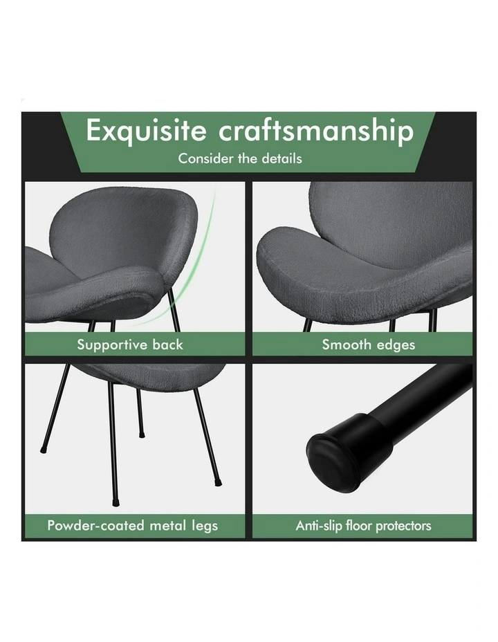 Sherpa Dining Chair in Grey image 6