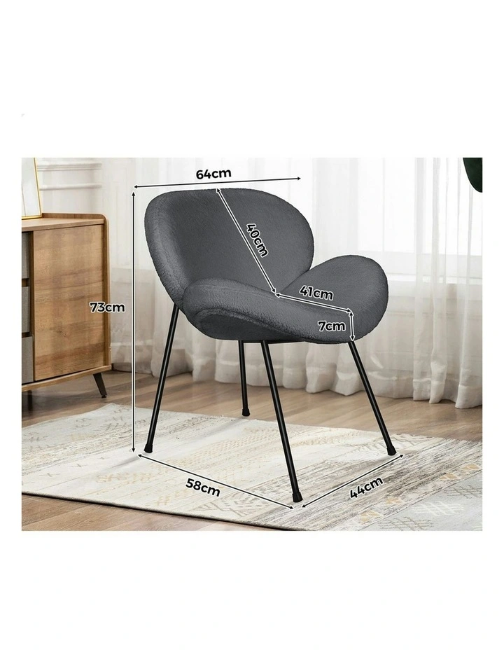 Sherpa Dining Chair in Grey image 7