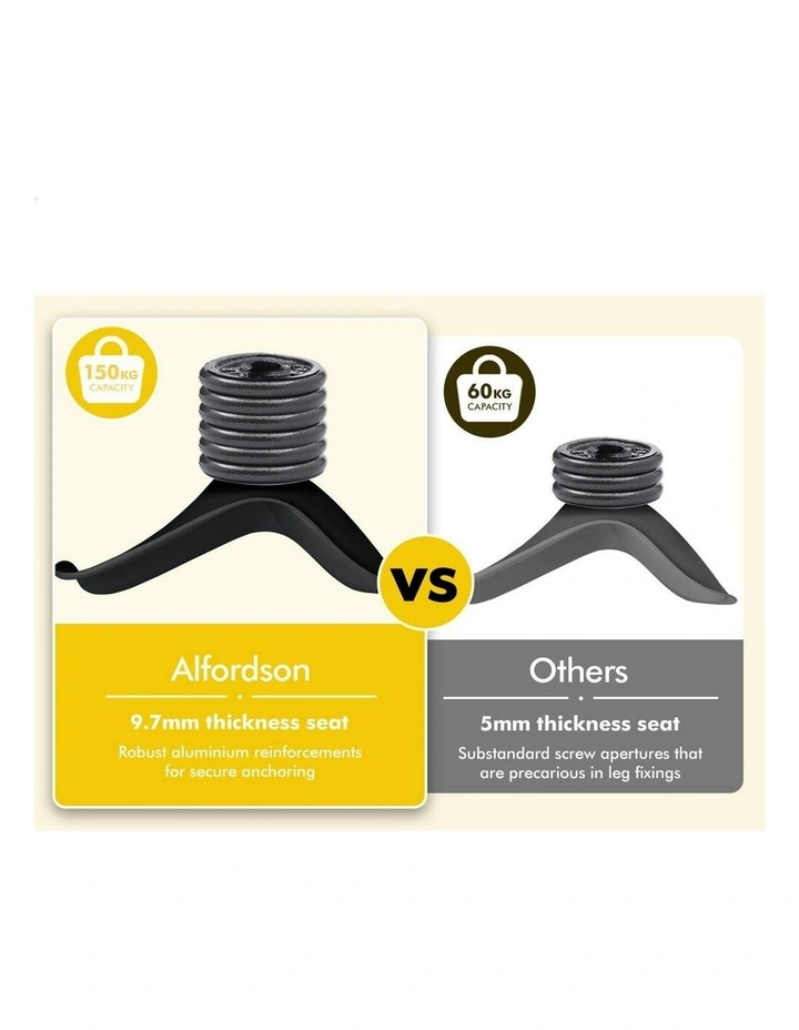 Padding Retro PU Leather Kitchen Lounge Wooden Dining Chairs x4 in Black image 5