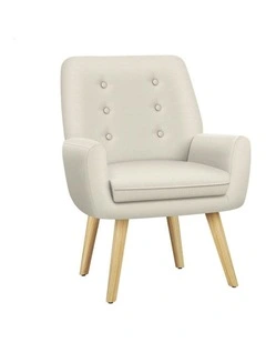 Accent Armchair in Beige