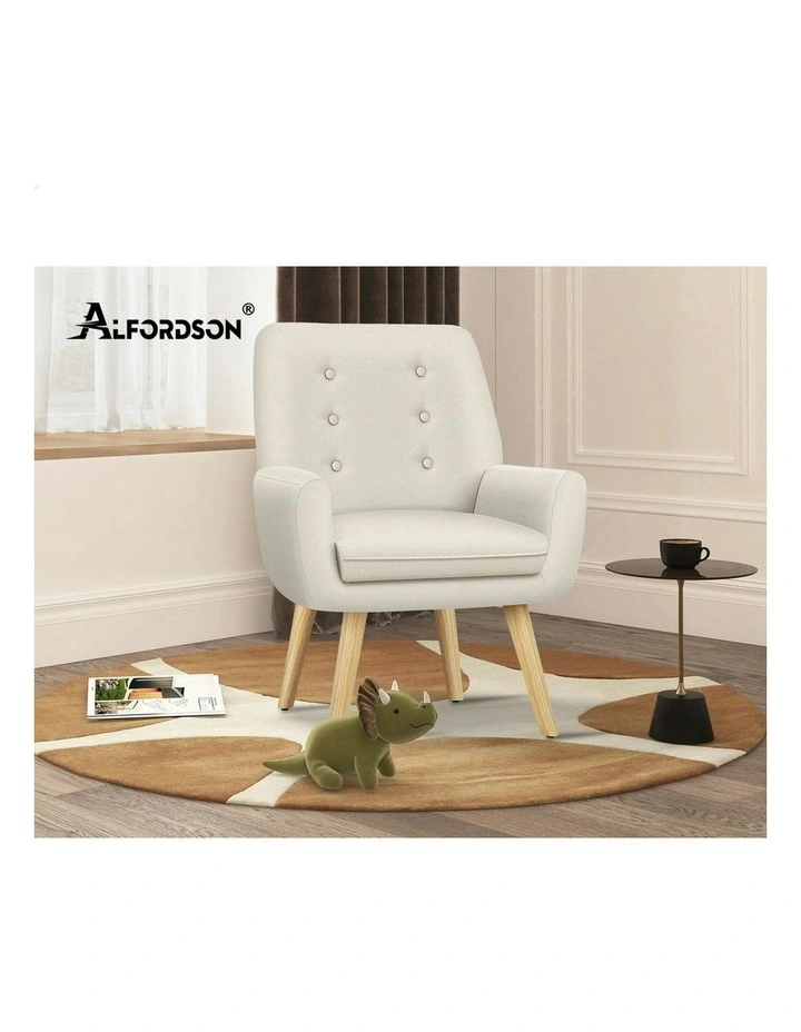 Accent Armchair in Beige image 7
