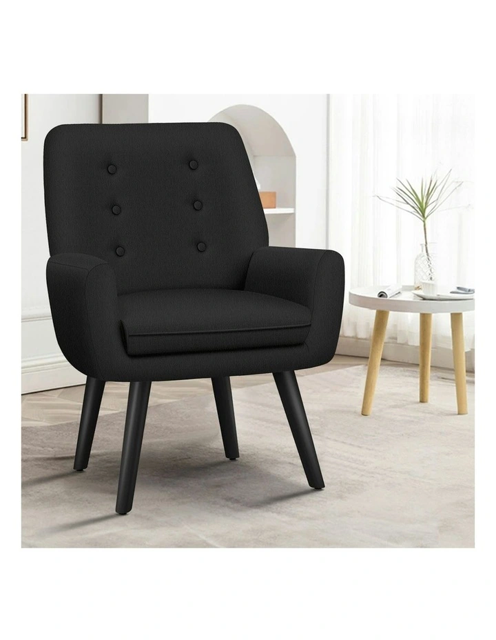 Accent Armchair in Black image 2