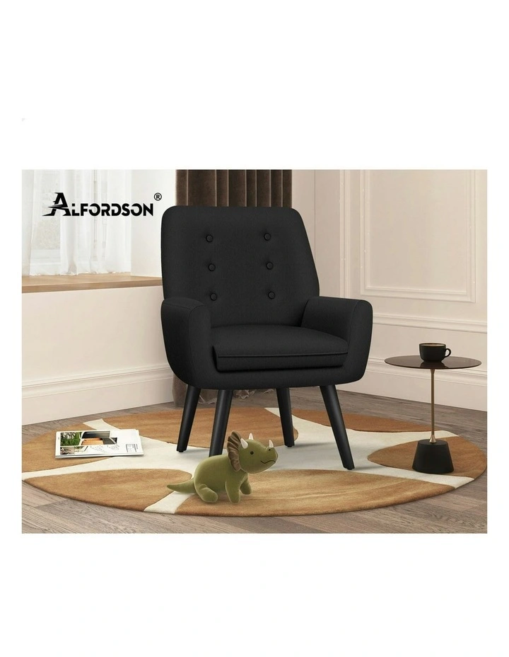 Accent Armchair in Black image 6
