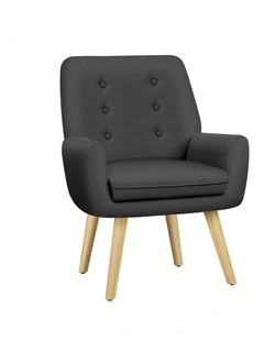 Accent Armchair in Dark Grey