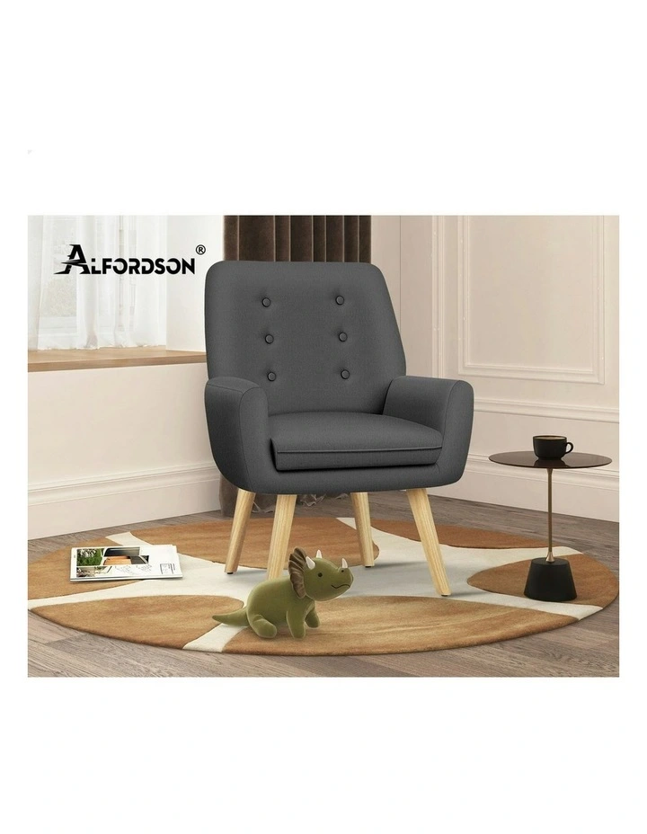Accent Armchair in Dark Grey image 6